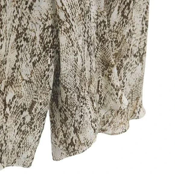 ZARA | Snake | ANIMAL PRINT WIDE LEG PANTS - Picture 5 of 13